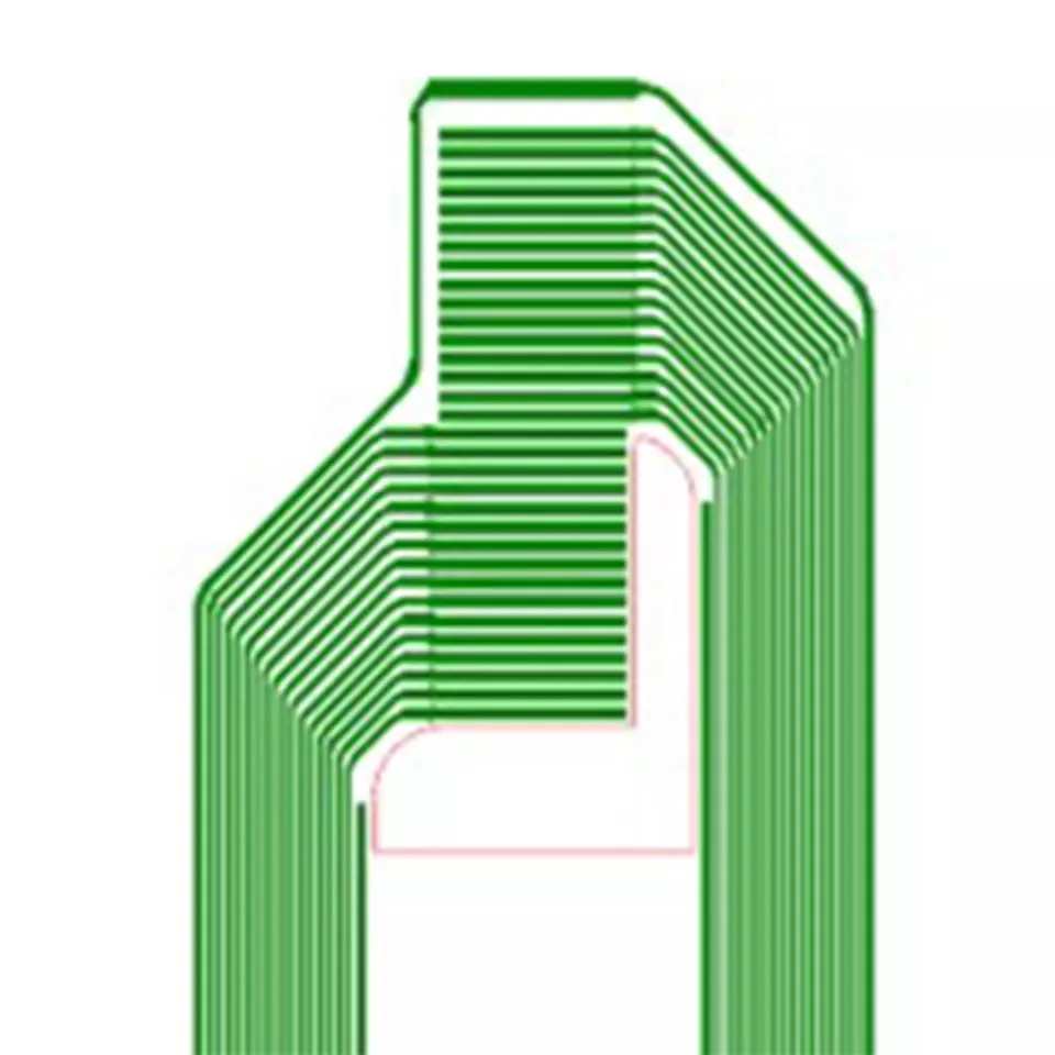 High Quality Korean Medical Equipment Jinsung Electronics FPCB S/S Medical FPCB Single Layer Silver Plating