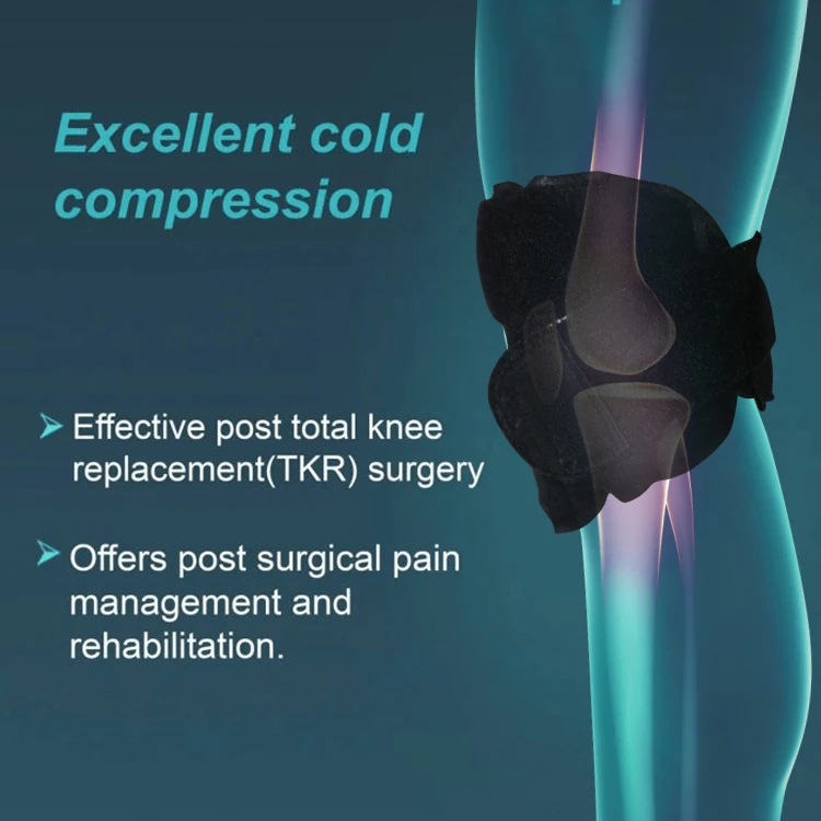 2023 New arrival Hot Cold Compression Wrap Gel Knee Ice Pack For Surgery, Cold Ice Pack for Knee Injuries Recovery