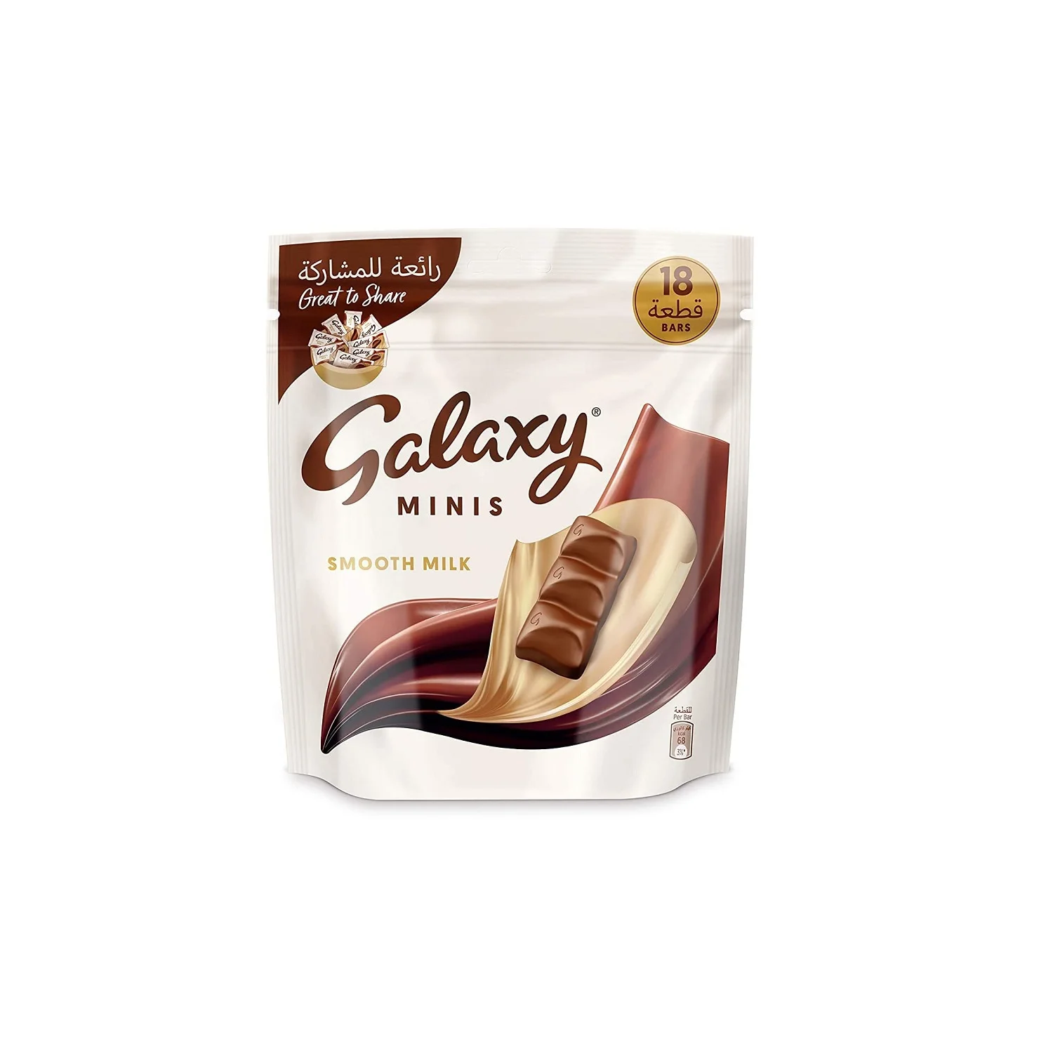 Galaxy Smooth Caramel Chocolate Block 135g
