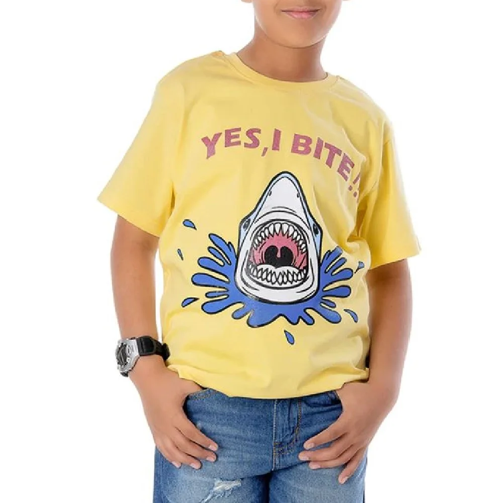 Customized Printed Design 100% Organic Cotton Kids Tee shirt Summer Short Sleeve Factory Manufacturer Cheap Price Boys T Shirt