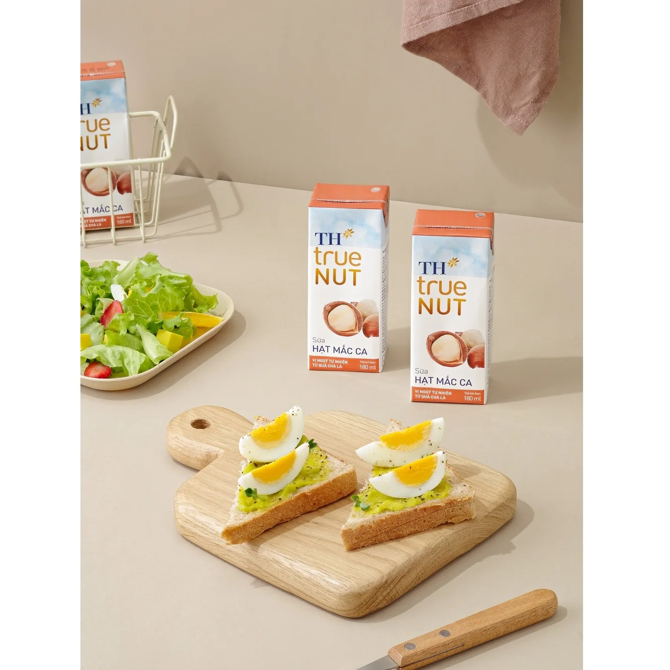 Молоко макадамии TH true NUT 180 мл смешанные молочные продукты высокое качество стерилизованное 9 месяцев срок годности АРОМАТИЗИРОВАННОЕ МОЛОКО