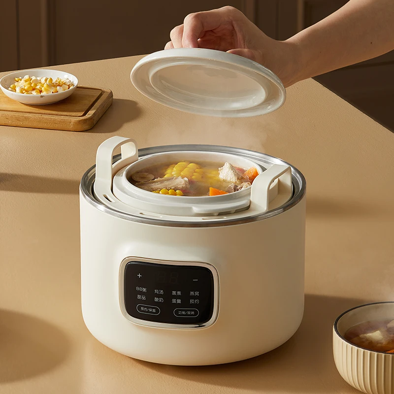 OIDIRE Slow Cooker Nutritious Stew Soup Classic Stew Pot Korean Stew Pot Kitchen Appliances