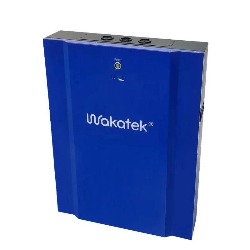 WAKATEK deep cycle 0.2C to 57.6v Charge Mode Wall Type 10KWH LifePO4 battery
