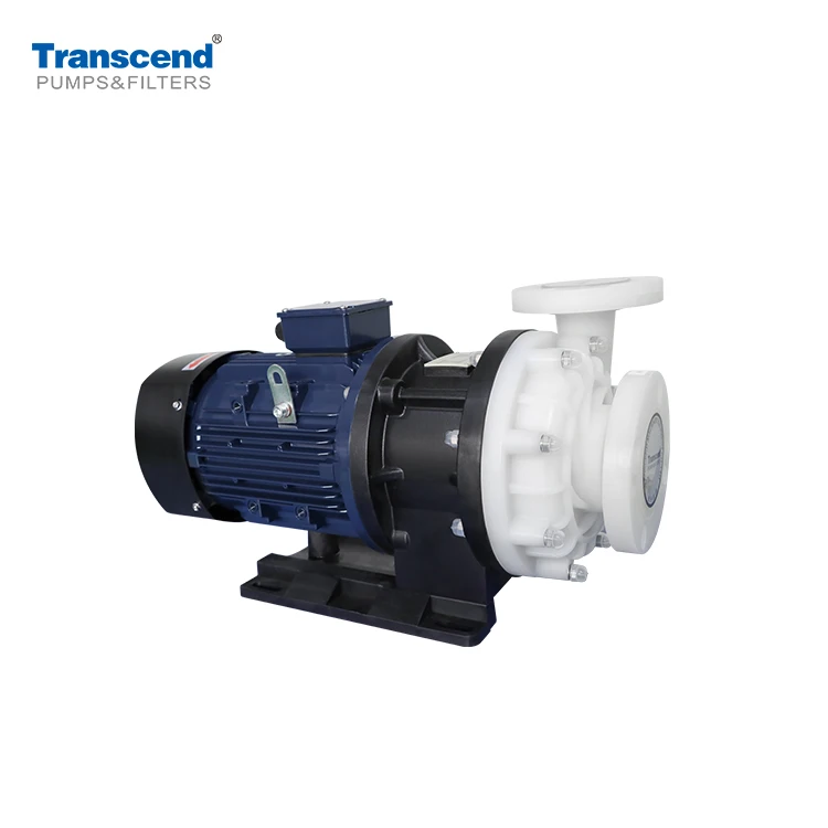 Transcend TMP Caustic Soda Resistant Sealless Sewage Magnetic Driven Pump Industrial PVDF Chemic Centrifugal Circulation Pump