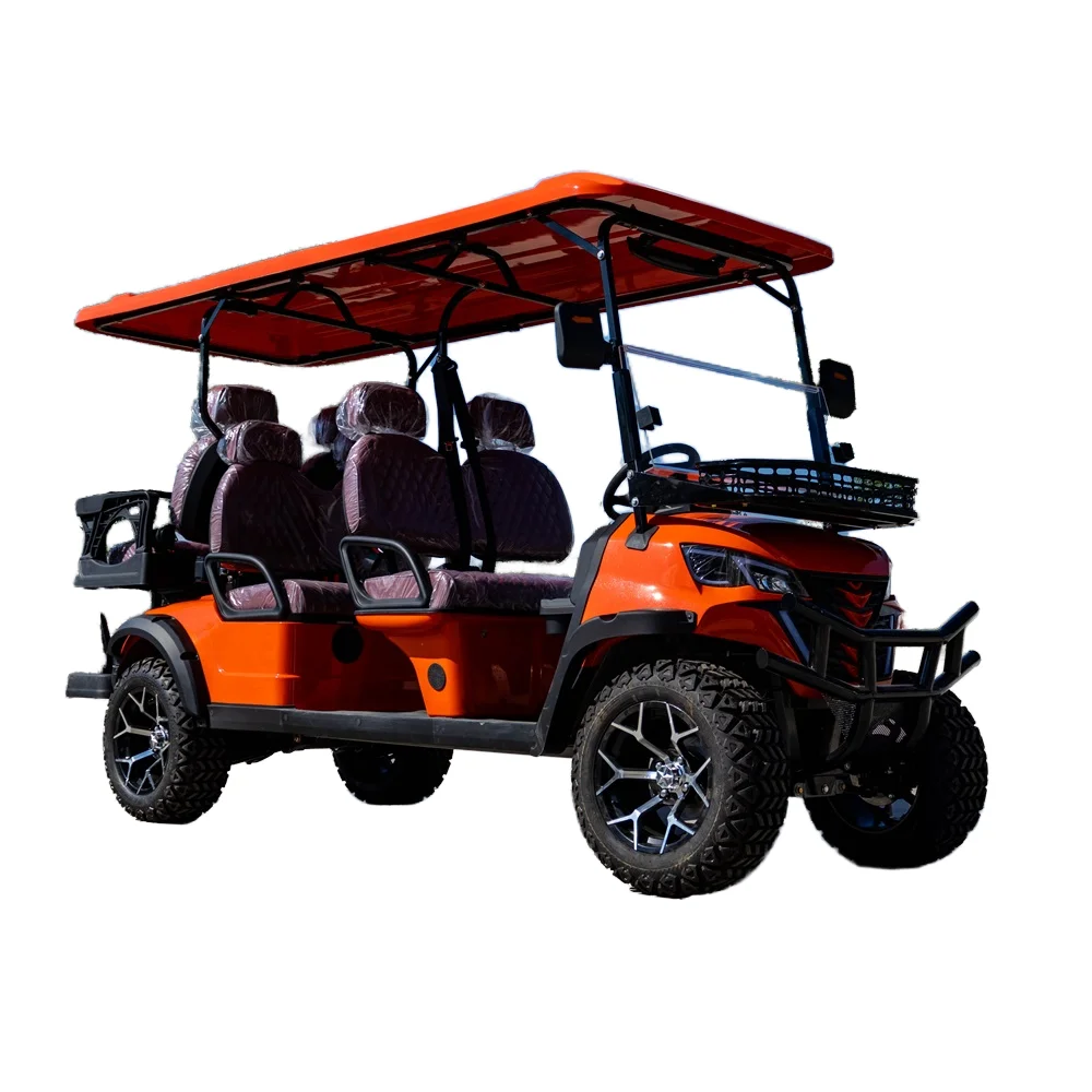 4 Wheel Drive Club Car Buggy Long Range Battery Powered Electric Off-Road Golf Cart