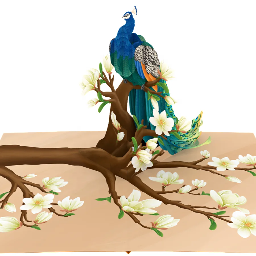 Pop up card Красивая Ручная работа и крафт бумага Card 3D производитель Vietnam