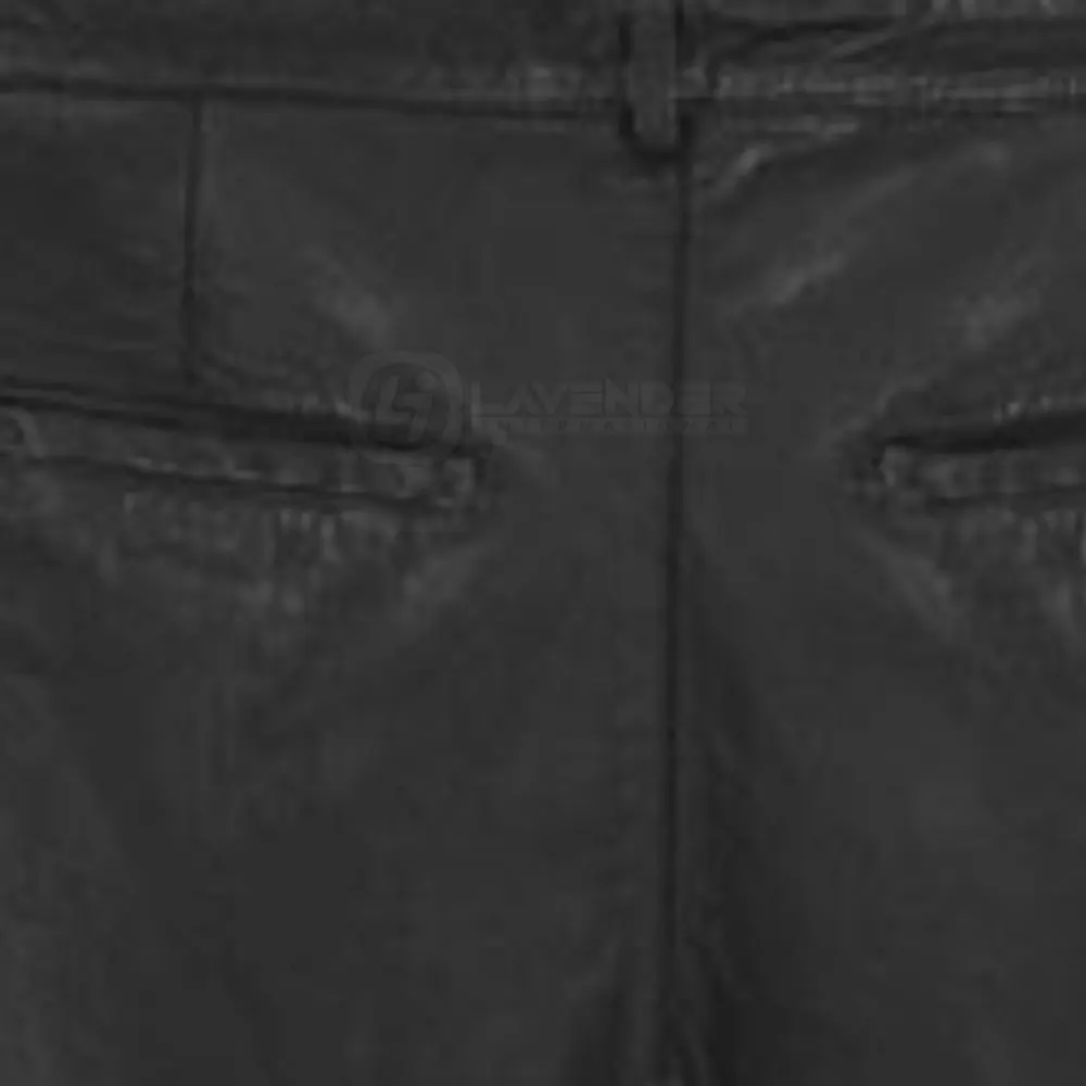 Wholesale Leather Pant Leather Fashion Pant Genuine Leather Pants for Men Casual Straight Knitted Plain Dyed 10 Pcs Flat Front