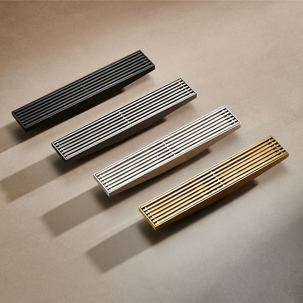 Щетка для ванной комнаты никелевая плитка встроенная Скрытая прямоугольная 12-дюймовая линейная душевая напольная дренажная решетка с плиточной вставкой