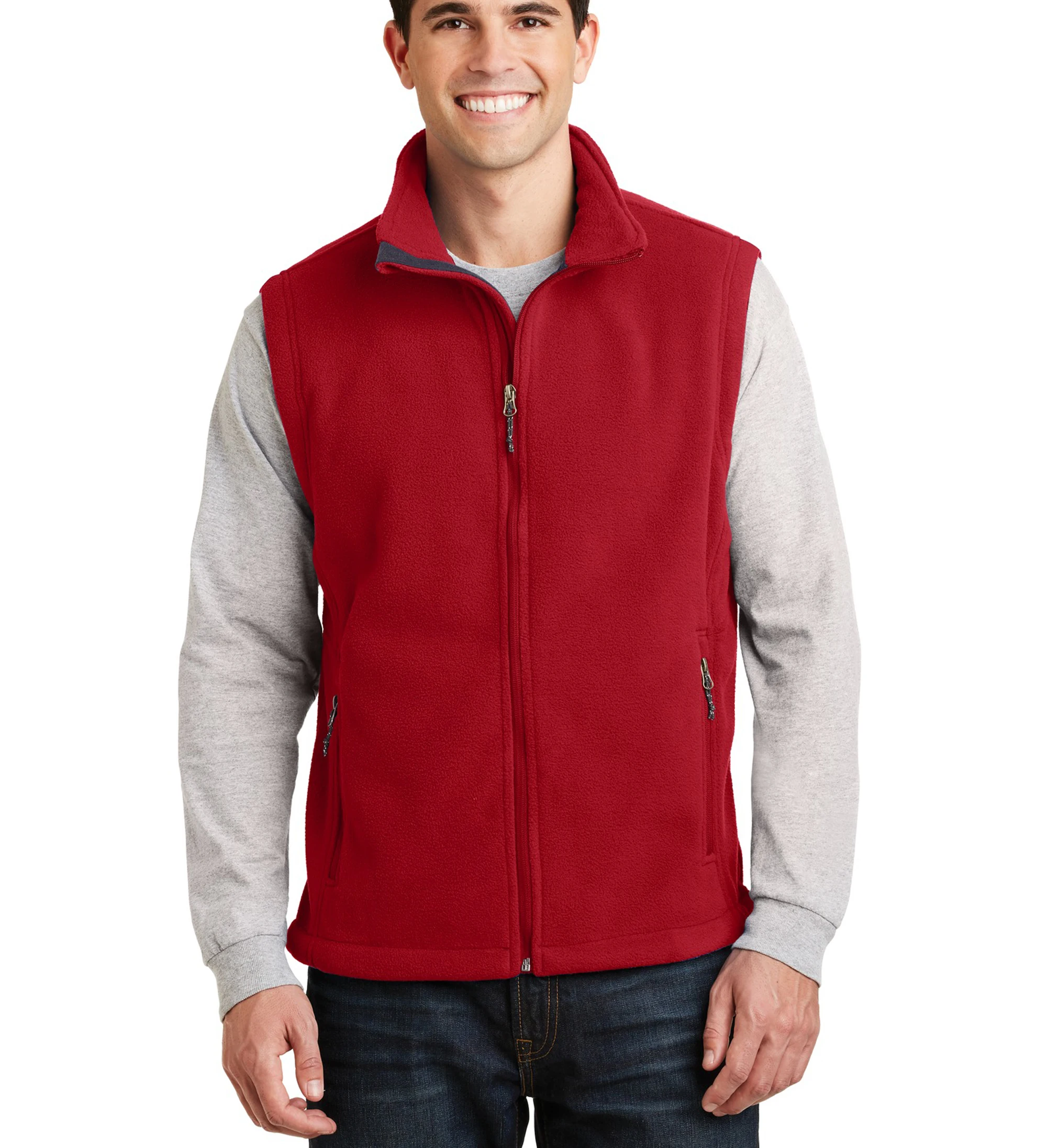 Wholesale Winter Custom Softshell Jacket Polar Fleece Vest Men 100% Polyester Windproof Softshell Sherpa Fleece Outdoor Vest