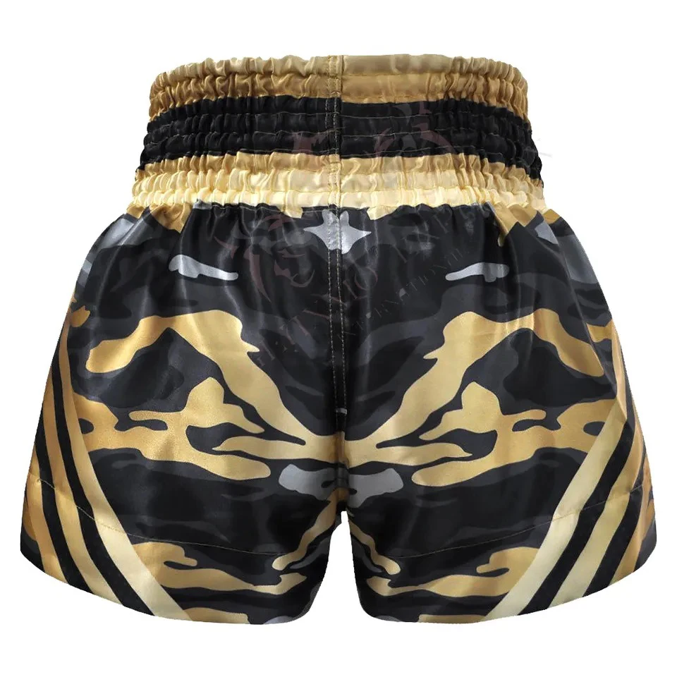 Muay Thai MMA Shorts Custom Logo Colors 100 % Premium Satin Imported Drawstring Closure Boxing Shorts For Men