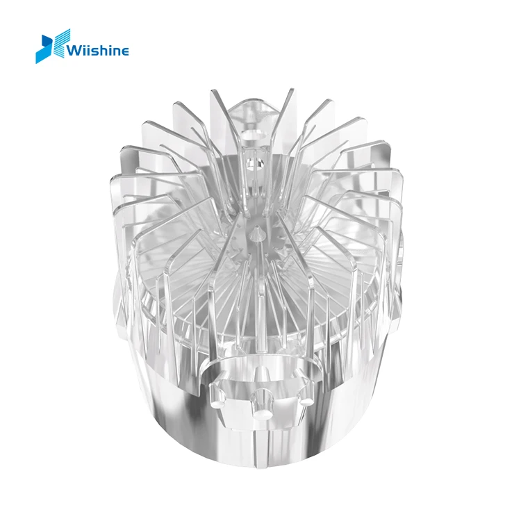 Custom LED Aluminium Heat Dissipation Aluminium Housing LED Light Shell Custom CNC Machined Metal Fabrication Services