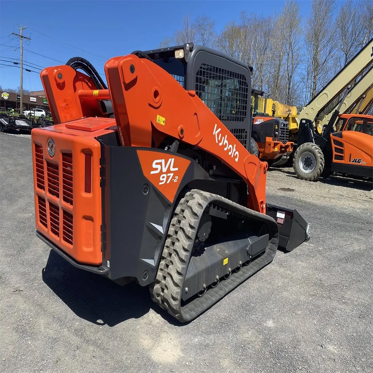 NEW KUBOTA CRAWLER LOADER SVL97-2 Track Skid Steer Loader with EPA Engine to Germany Market