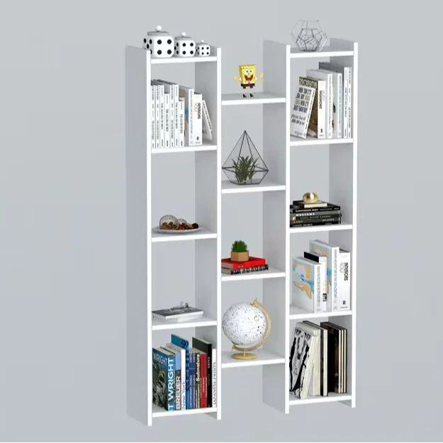 Оптовая продажа, книжный шкаф Токио, стильный элегантный прочный современный дизайн с просторным хранилищем, современный вид, домашний офис, быстрый книжный шкаф