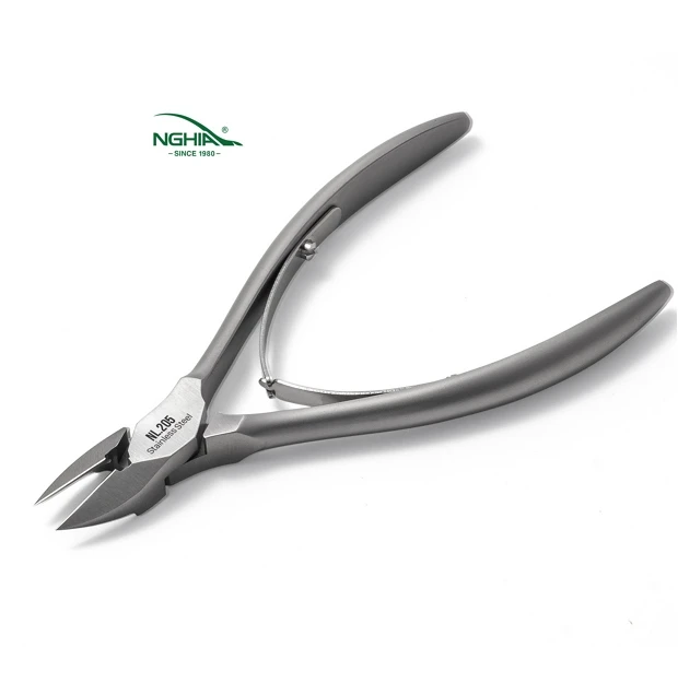 Wholesale Grey 115.5mm x 44.5mm Stainless Steel Nghia Nail Nippers Personal Care Export Paper Box Packaging