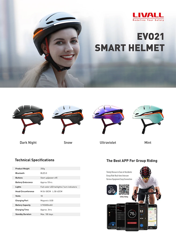 EN 1078 CPSC 1203 AS/NZS 2063 helmet smart motorcycle bluetooth helmet headset brake warning lighting bike helmets