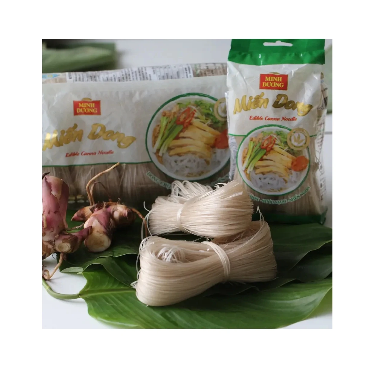 Arrowroot Glass Noodle Long Vermicelli Food Dried Natural Color Tasteless High quality Instant Cook Vermicelli From Vietnam