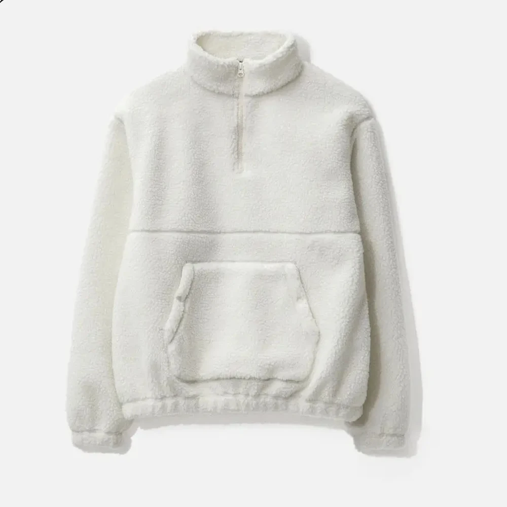 Custom Winter Products Custom Design 100% Polyester Quarter Zip Heavyweight Pullover Polar Fleece Jacket Man In Winter