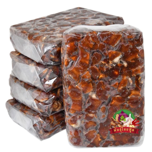 Sour Tamarind (Seedless) 500g block Fresh Quality Tamarind 2023 season from Thailand Golden Colour