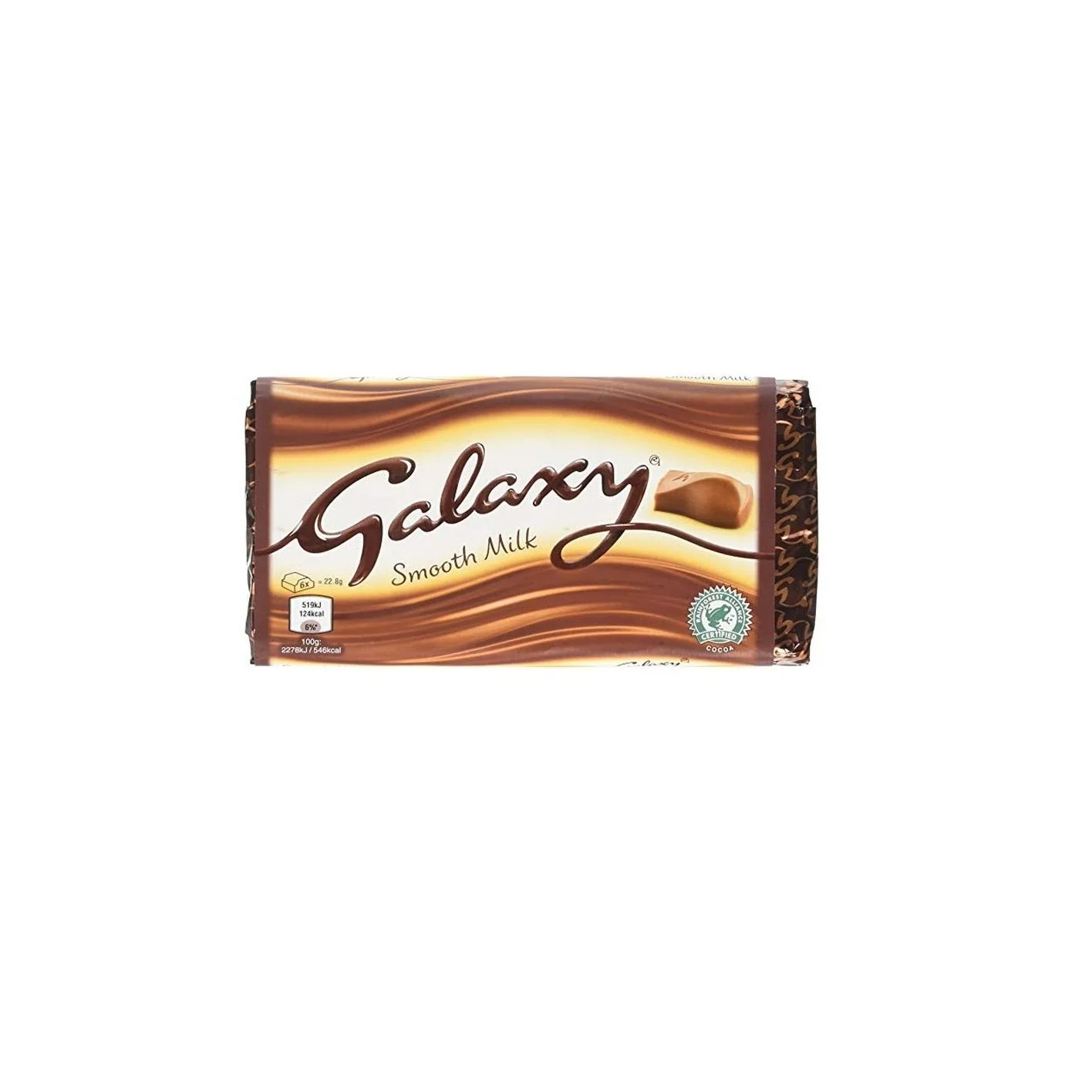 Galaxy Smooth Caramel Chocolate Block 135g