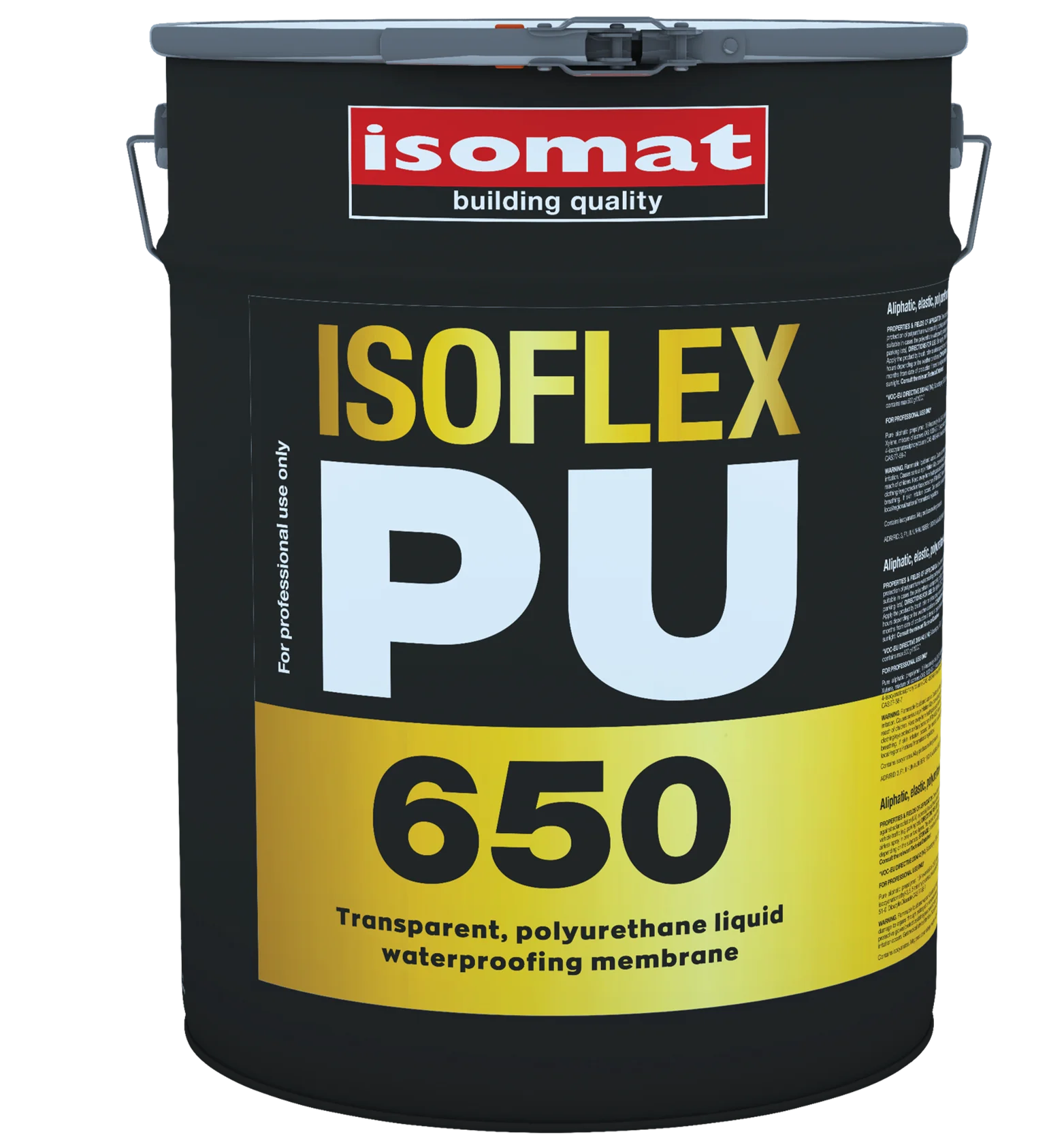 Transparent, UV-stable, one-component, polyurethane, liquid waterproofing membrane for existing surfaces | ISOFLEX-PU 650
