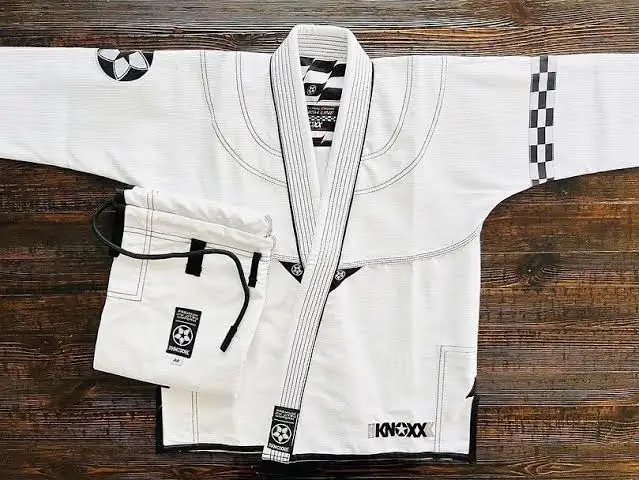 CUSTOM New Model Brazilian JIU JITSU GI / CUSTOM  BJJ KIMONO / Custom  Contrast Grey Color and  Stitching  Color JIU JITSU GI