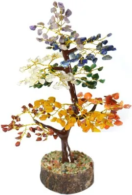 7 Chakra healing Tree for sale chakra Gemstone Tree Supplier : Crystal wire crystal tree
