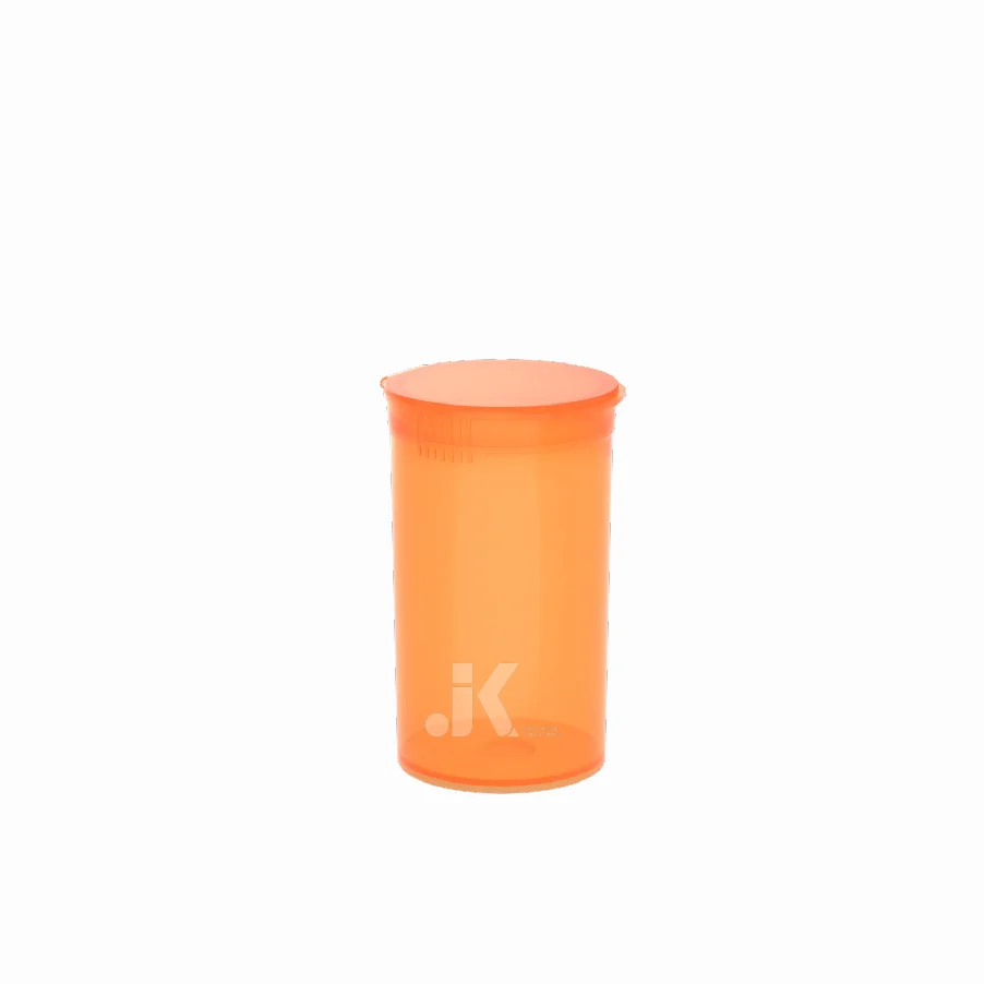 19 Dram VIET NAM FACTORY OEM Custom Packaging plastic tubes pop top for capsule pill powder candy - M0002