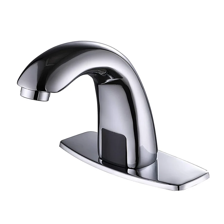 Guangdong Custom Stainless Steel Mixer Basin Faucet Accessories Modern Infrared Sensor Water Tap Bathroom Faucet