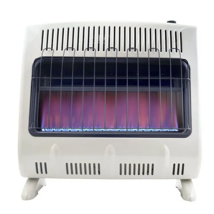 Good Quality Mobile Kerosene Infrared Portable Small Mini Gas Room Heater LPG Camping for Outdoor Blue Steel Key Power Living