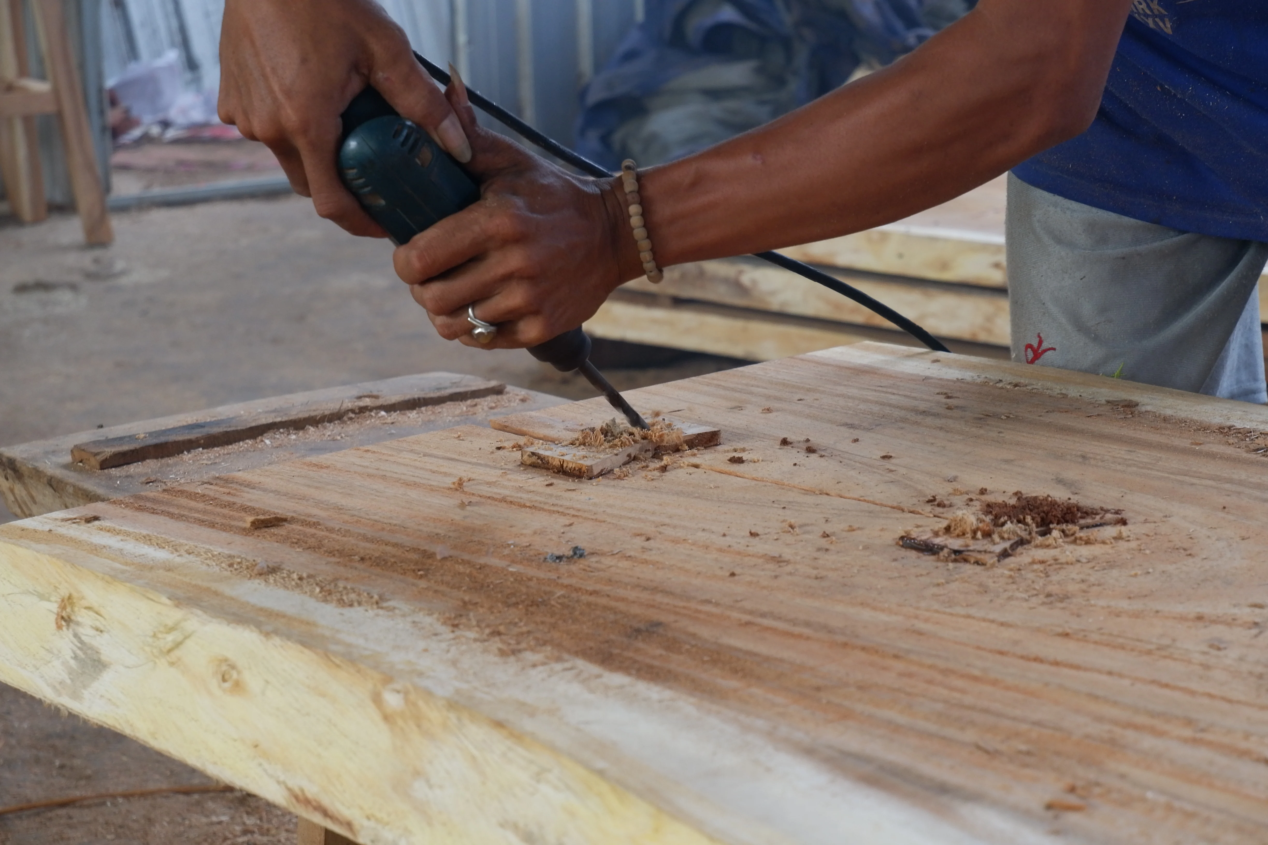 Dining Table From Slab Wood Suar Wood Topa Table For Restaurant Furniture And Dining Room Furniture