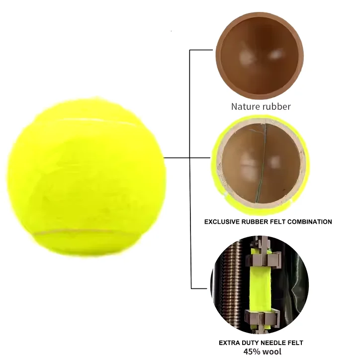 High Elasticity Custom Paddle Racket Balls Manufacturer Professional Padel Ball