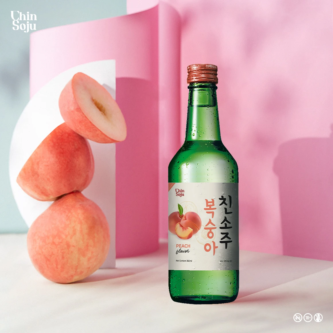 Various Fruit Flavor Chin Soju Product 360ml beverages korean soju high quality manufacture price OEM service recommended
