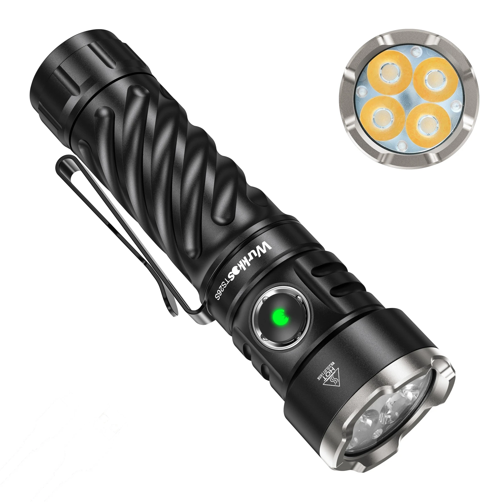 Type C Flashlight 3100 Lumens Handheld COB Lantern T6 Tactical Zoomable with Magnetic Base Camping Torch Work Light