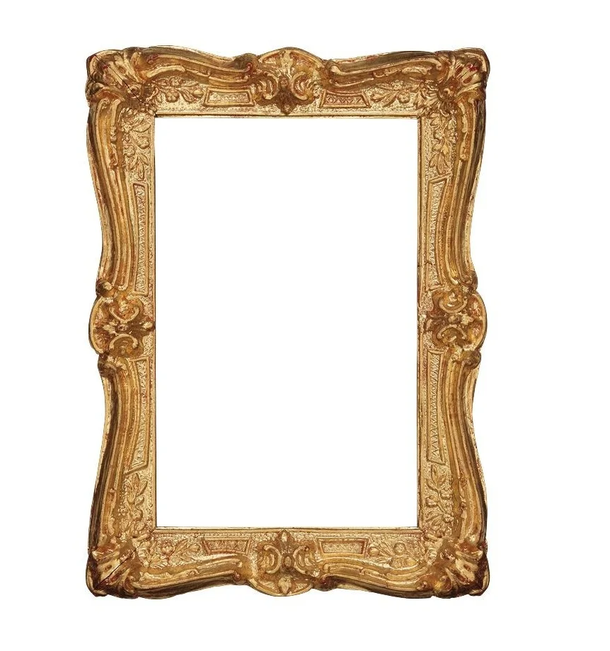 Top Quality Wall Hanging Solid Wooden Framed Mirror Round Bathroom Mirror for home and wall decor use