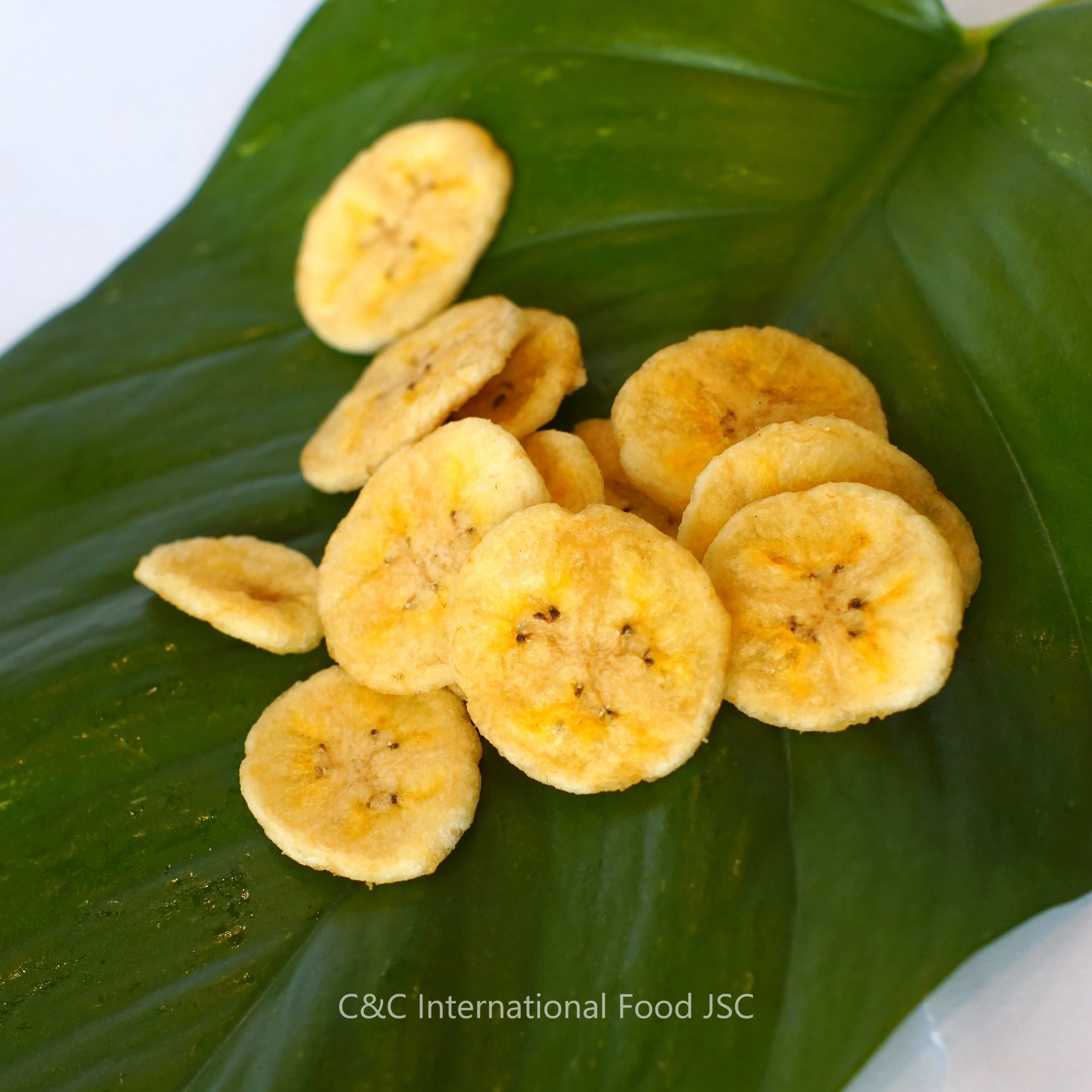 100% Natural Banana Chips Vacuum Fried Soft Crispy Sweet Export Quality Dried Fruit Sliced Powder Pattern Oil Preserved Bulk