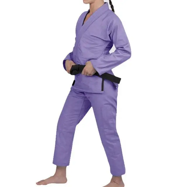 Yellow Color Unisex Martial Arts Wear Karate Uniform With Black Belt Wholesale Best Selling Low Price Karate Wear Suit Set