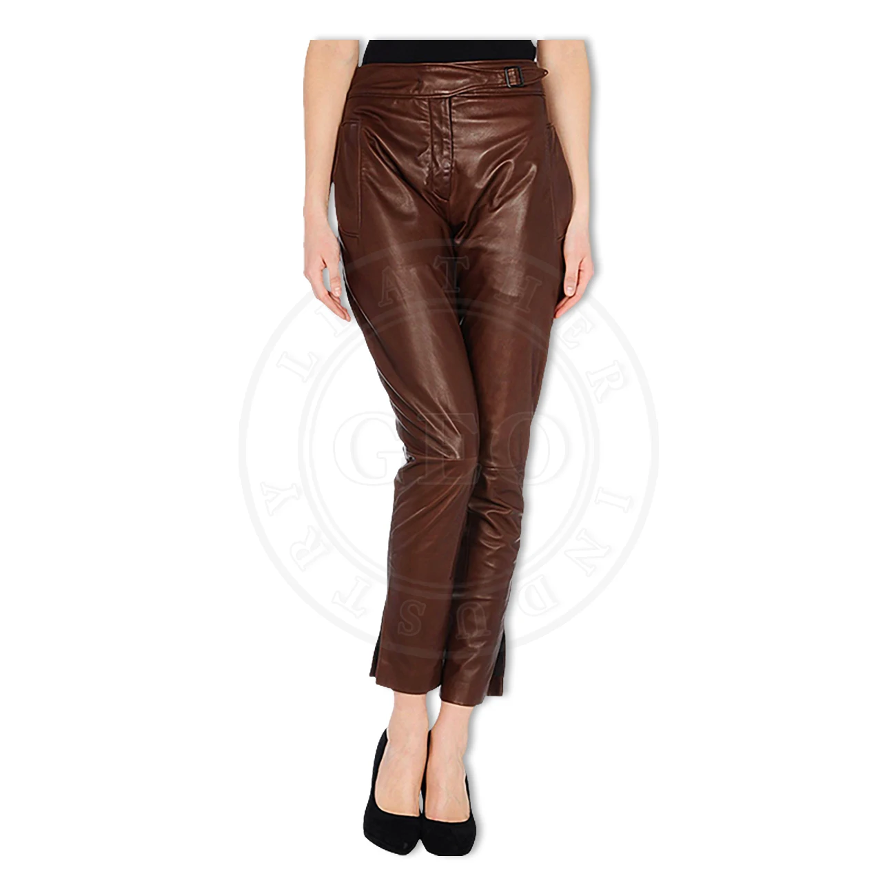 Women Fashion Leather Pants
