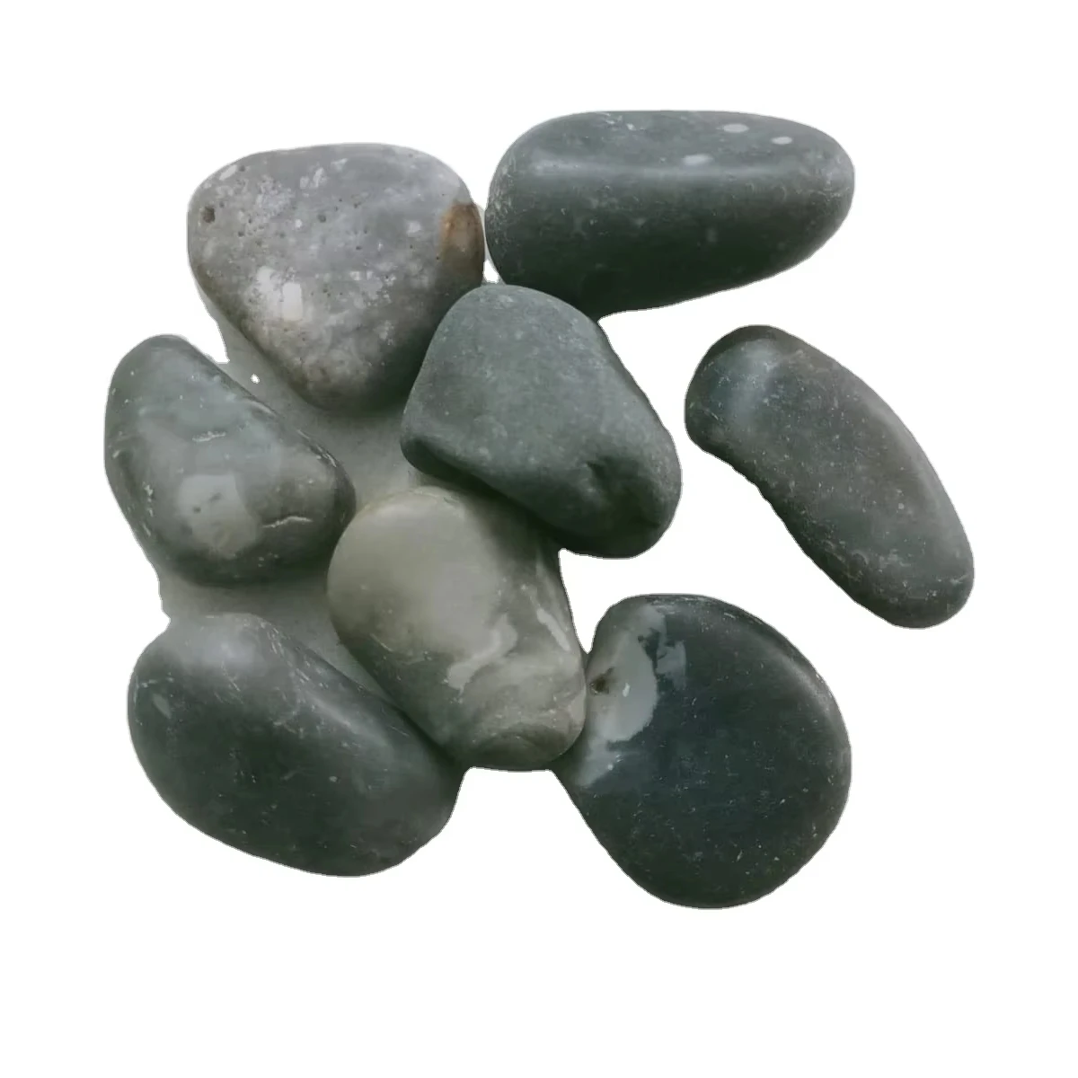 Natural Onyx SMOKEY GREY Decorative Cobbles & Pebbles Tumble Stone for Outdoor & Indoor Use