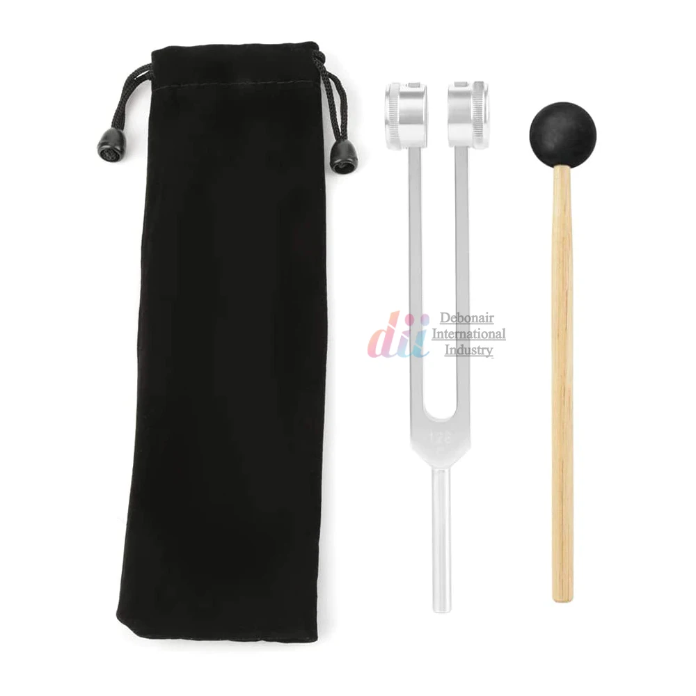 128 Hz Tuning Fork Aluminum Alloy Professional Tuning Forks Yoga Meditation Sound Healing Medical Fork Tuner Musical Instruments
