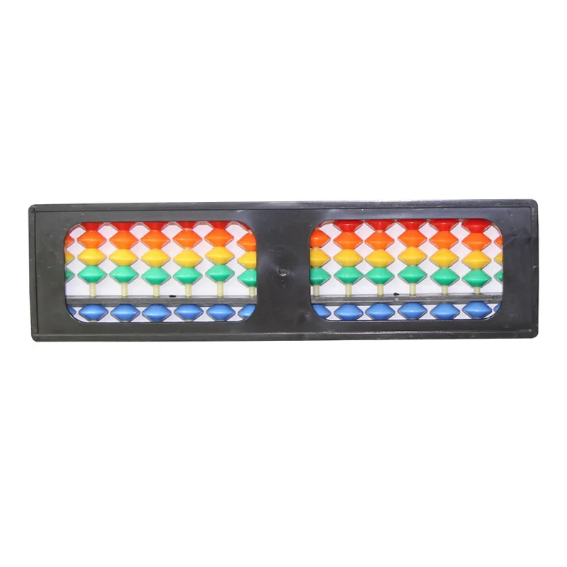 15 Rods Traditional Chinese Abacus Plastic Soroban Educational Toys Caculating Tool