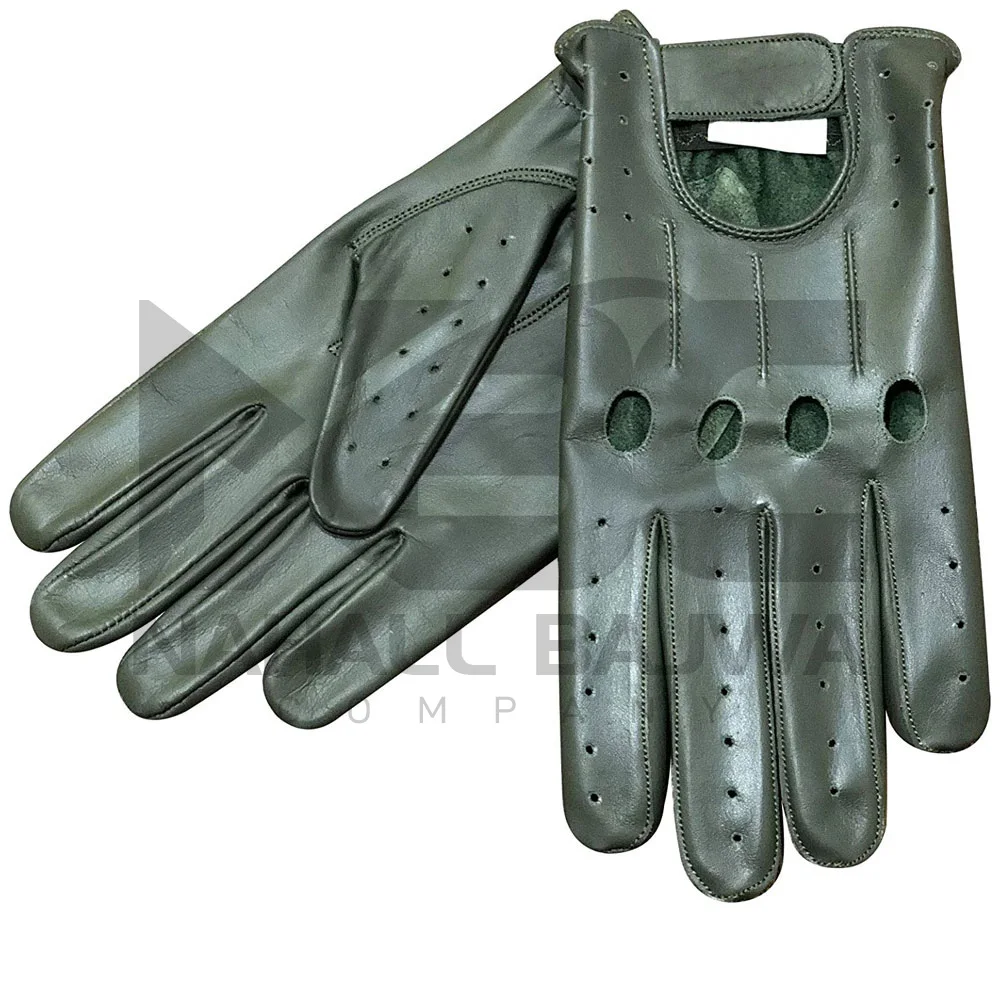 2022 New Fashion Hot Sale Leather Driving Gloves Men Plain Genuine Leather Warm Gloves At Cheap Price