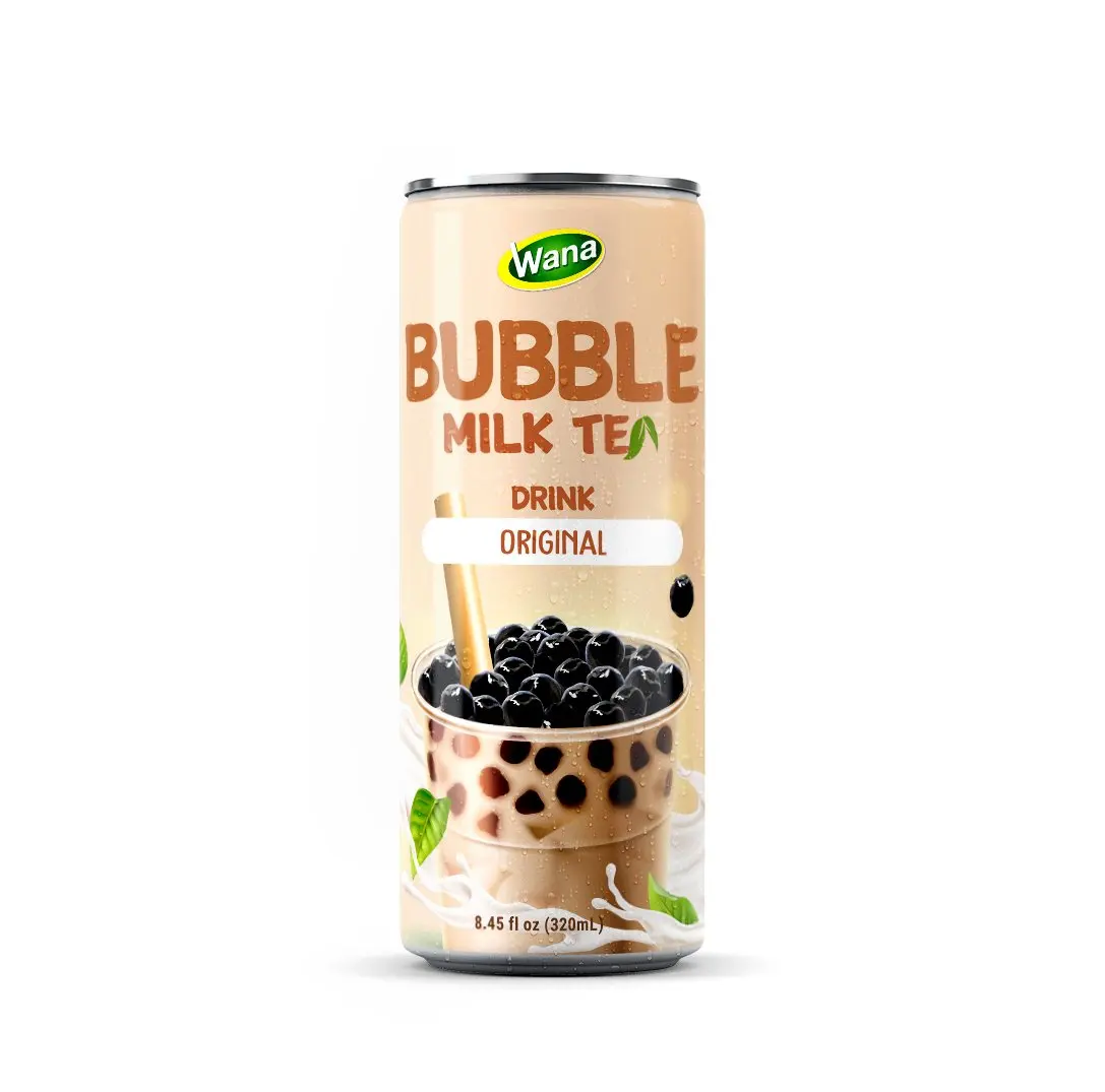 OEM Private Label 320ML Brown Sugar Milk Tea Drink from Vietnam Rich Chocolate Flavor for Adults
