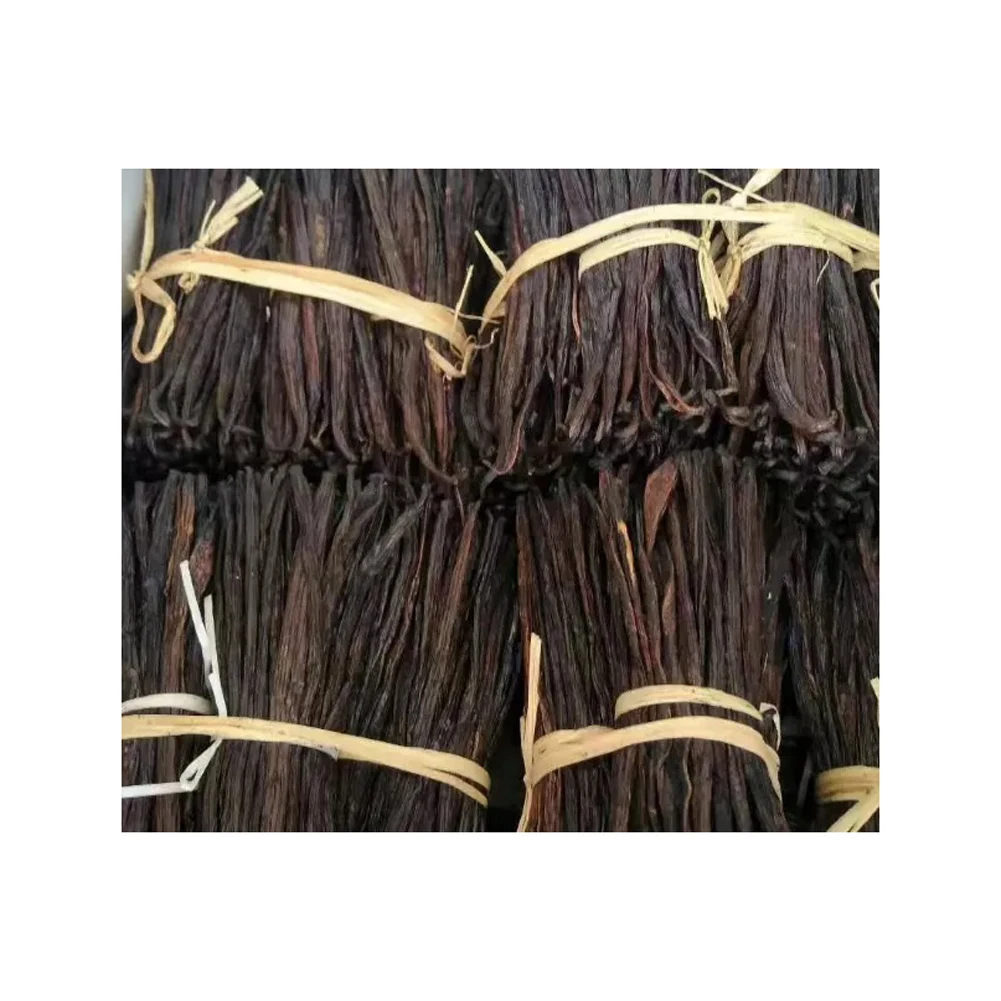 Best Quality Vanilla Beans 17cm up Brown Dark Origin