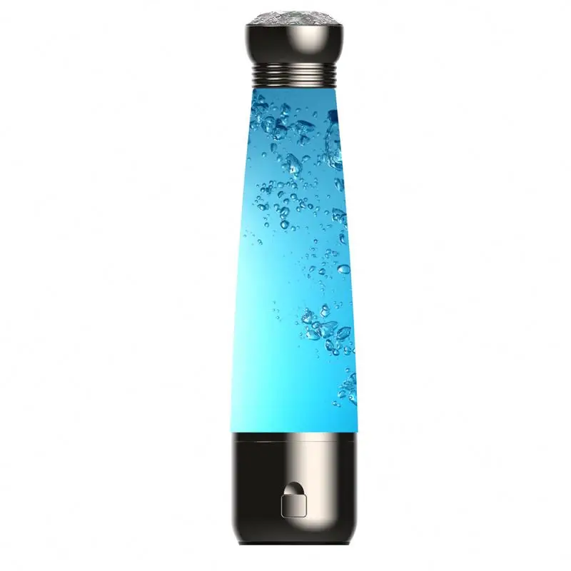 Hydrogen-Rich Water Cup Electrolizer Molecular H2 Gas Inhalation Portable Alkaline Hydrogen Water Bottle Generator