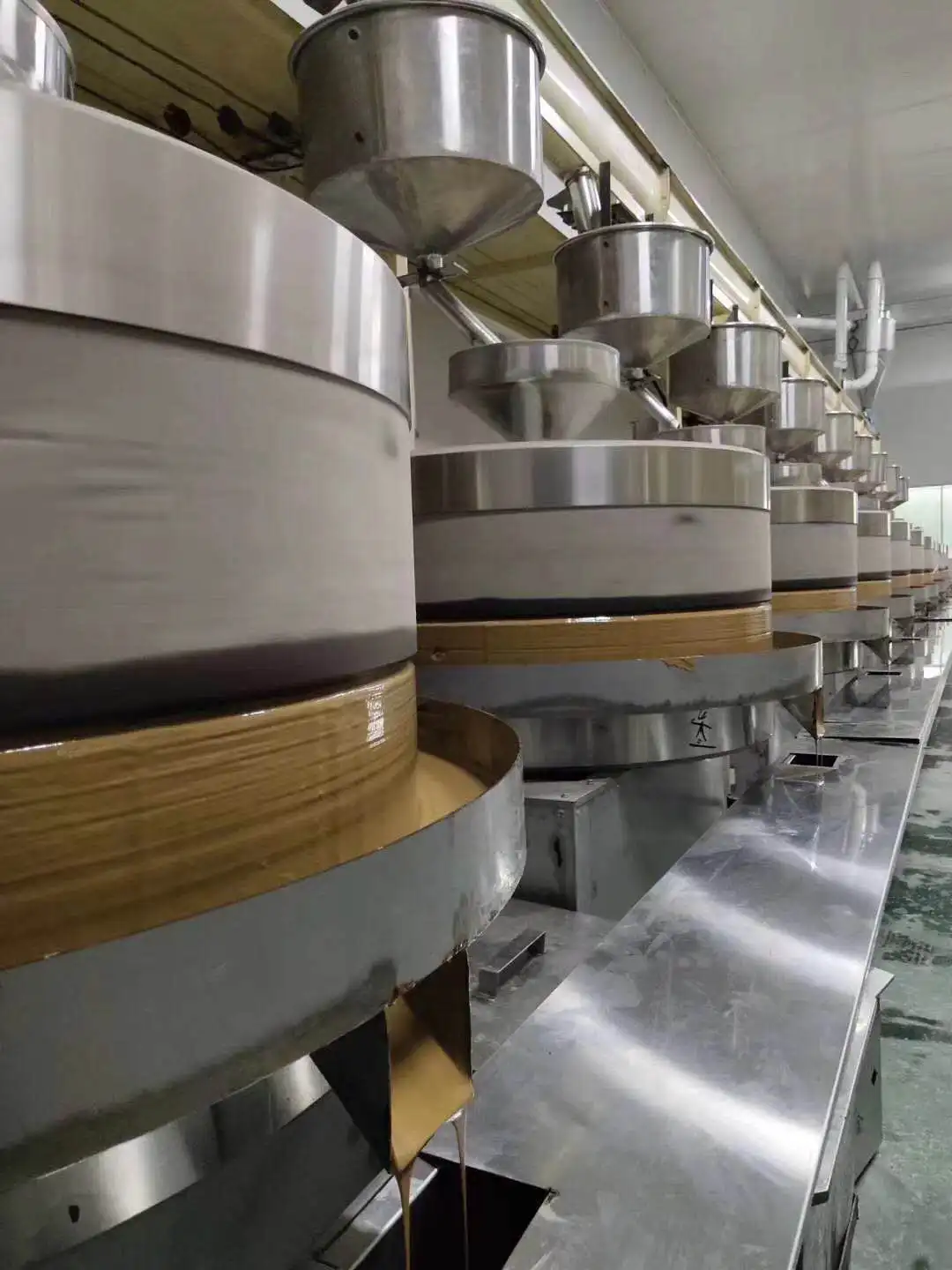 stone mill machine  grind Peanut Butter Tahini high quality stone mill