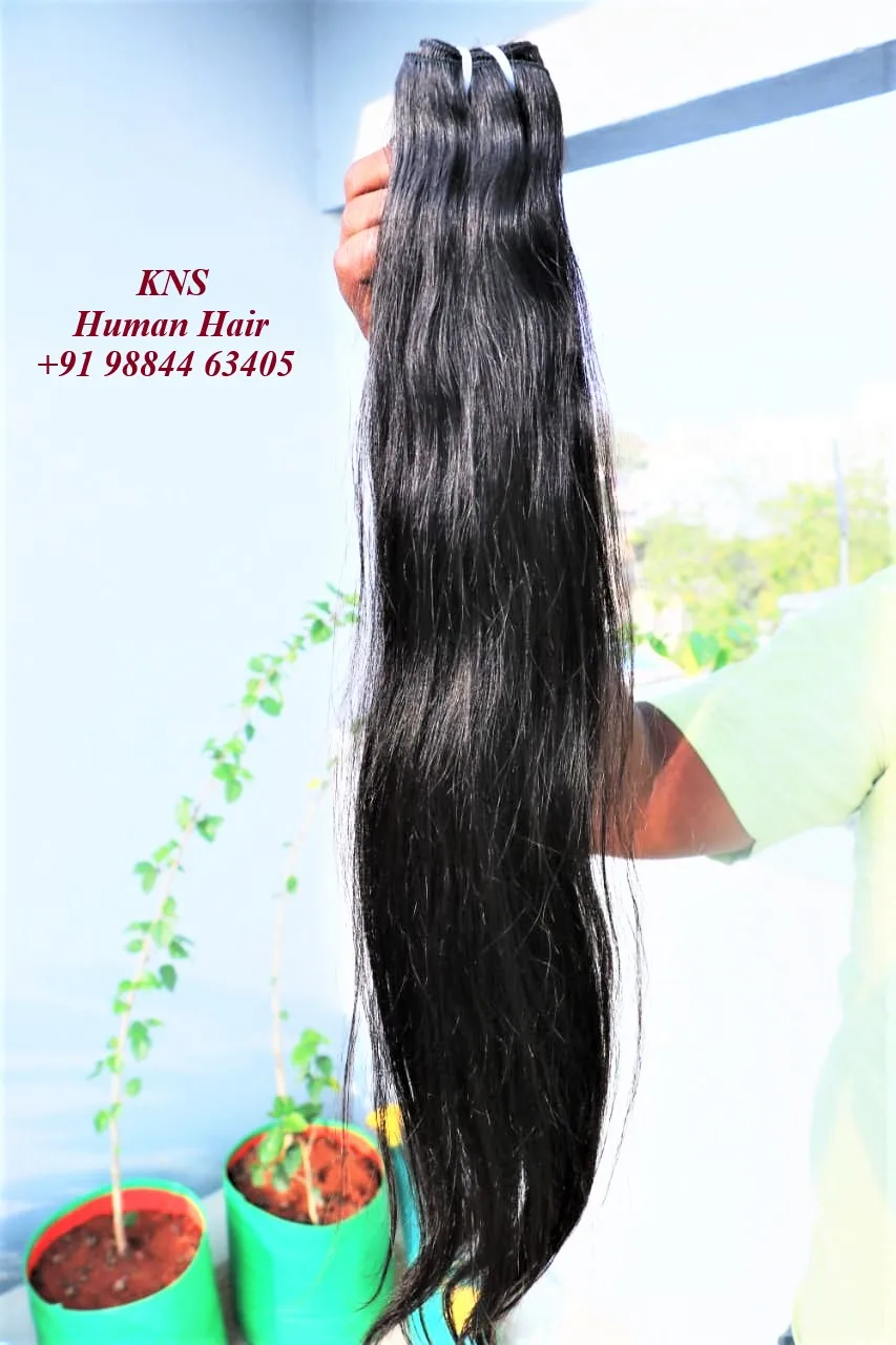 Silky straight weave hair