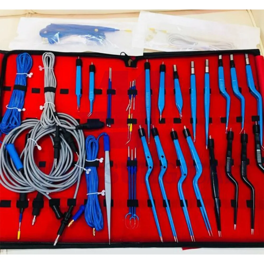 Professional Hot Selling Bipolar Bayonet Forceps 14cm, 16cm & 18cm - Tip 1mm   Cable Electro CE ISO  Certified