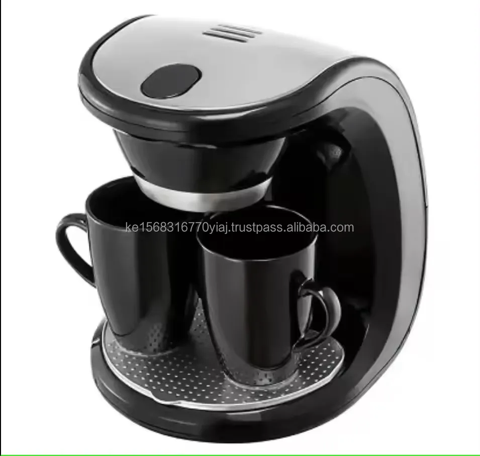 HIGH QAULITY  Mini Electric Drip Coffee Maker Household Semi-automatic Brewing Tea Pot American Coffee Machine