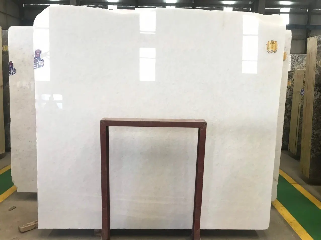 Crystal White Marble Natural Superior White Marble Tile Flooring Slab Natural Stones Tiles Pure Crystal White Marble