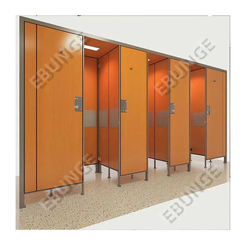 EBUNGE Preschool WC Toilet Partitions Nursery Toilet Cubicles Wood Toilet Partitions